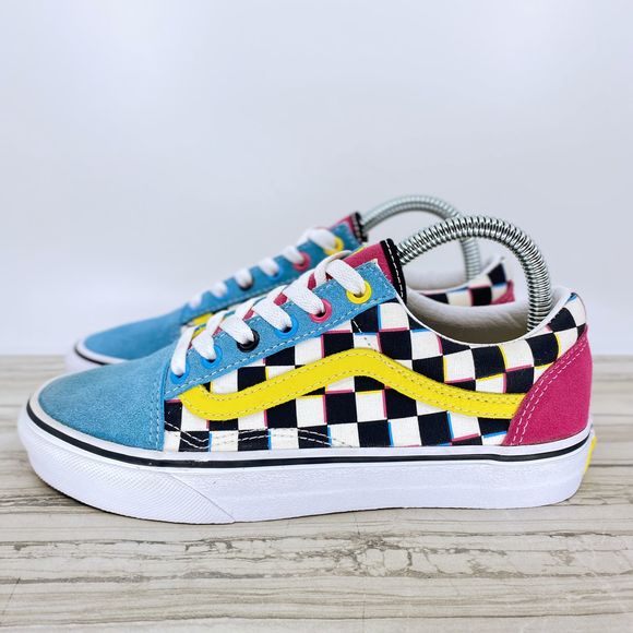 old skool crazy check vans